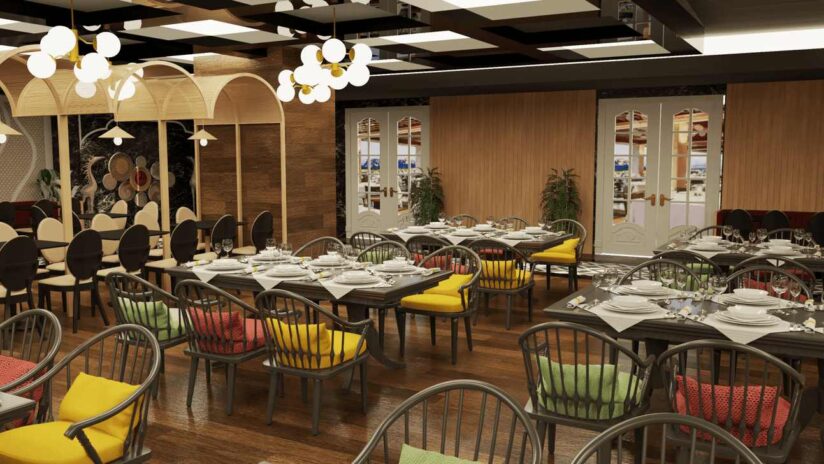 Luxury-commercial-restaurant-interior-design-with-maze-inspired-patterns-and-modern-elegance-824x464