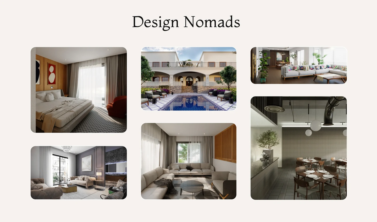 Design Nomads a Dubai interior design agency with restaurant and cafe fit out projects