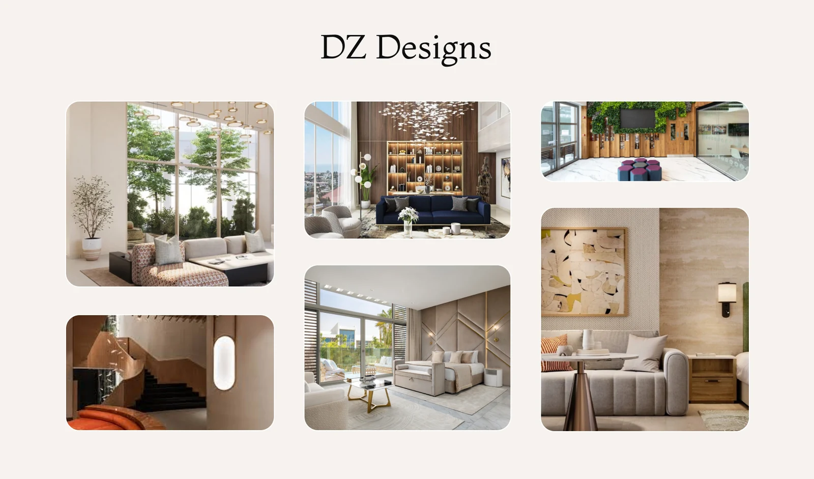 DZ Designs a design agency in Dubai delivering hotel and developer interior projects