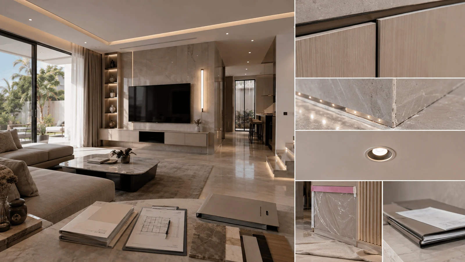 interior design agency handling snagging and handover after installation