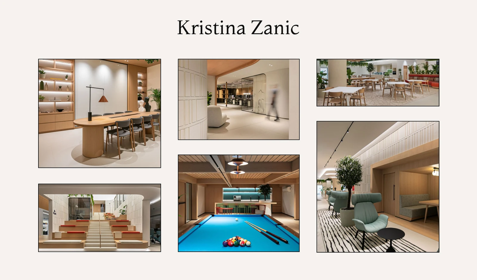 Kristina Zanic Consultants hotel and resort interior design projects in Dubai